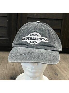 Gruene Texas General Store Distressed Gray Hat Cotton Cap
